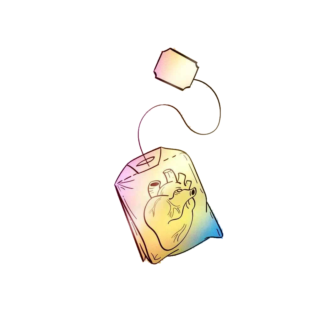 Heart Holographic Stickers